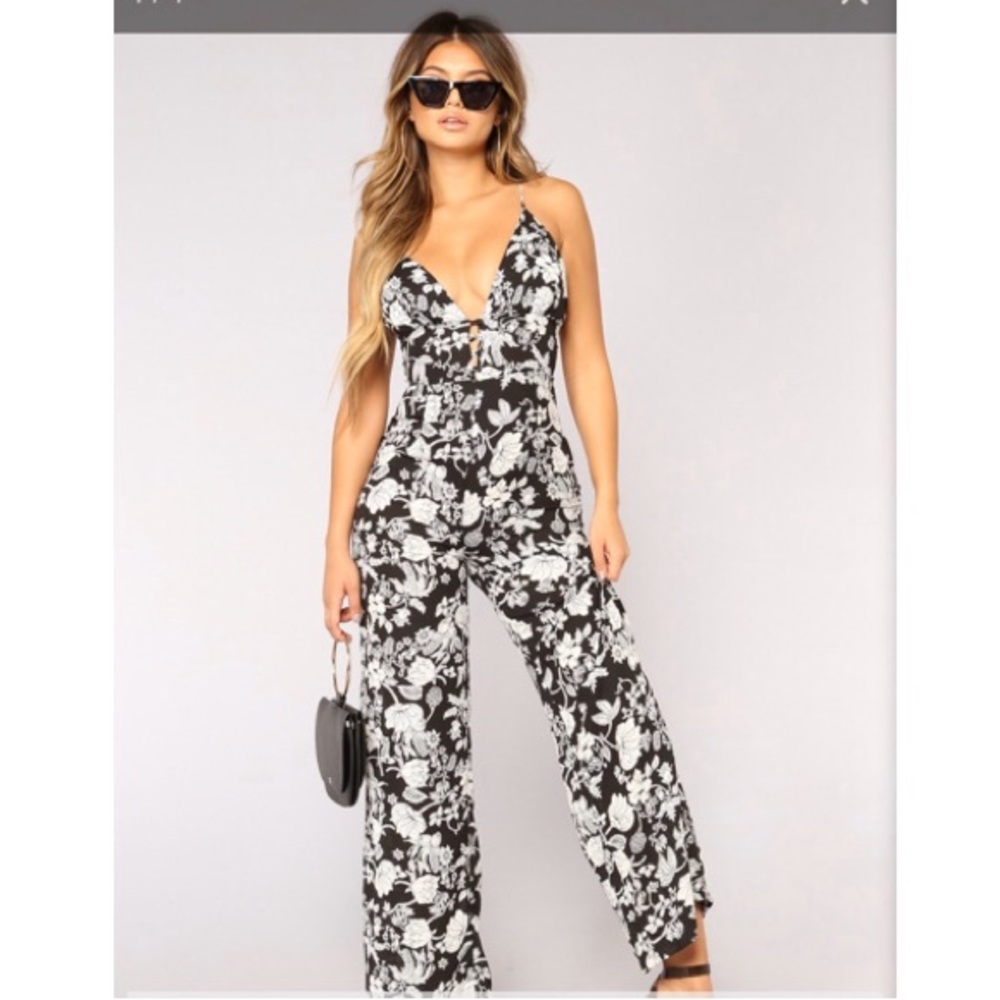 Fashion Nova Wild Island Floral Romper